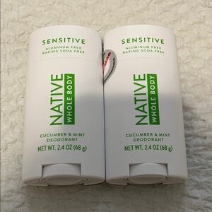 NWT Native Whole Body Deodorant Mint and Cucumber